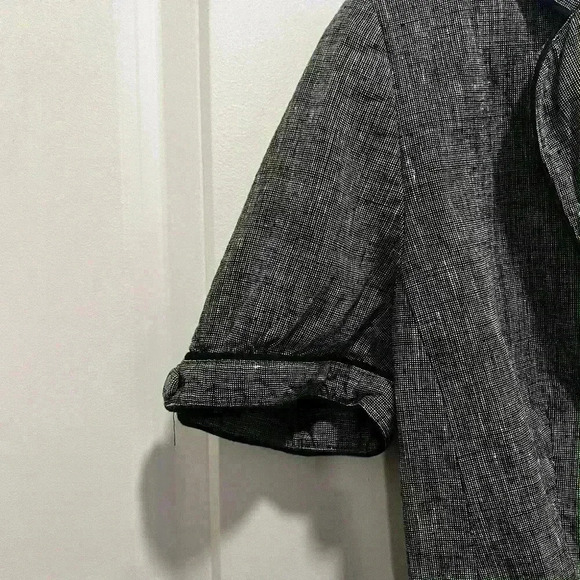 Ann Taylor Loft Womens 4 Blazer Jacket Gray Two Buttons Career (0463) - Picture 9 of 11